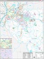 St. Clair, Il Wall Map Zip Code